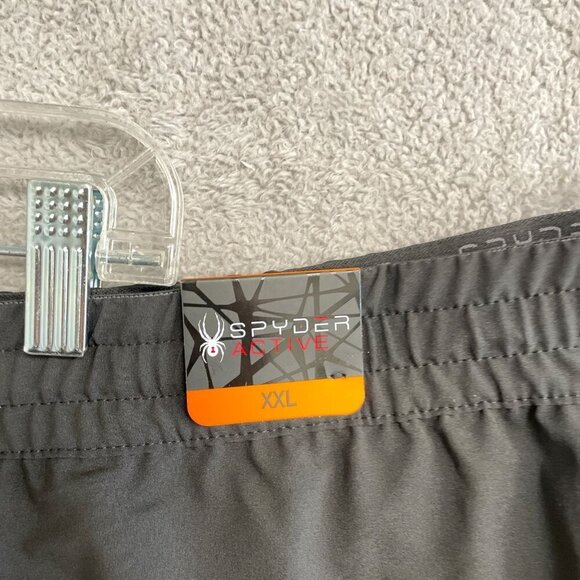 NEW Spyder Active Men's XXL Pro Web Black Athletic Shorts - Picture 6 of 10